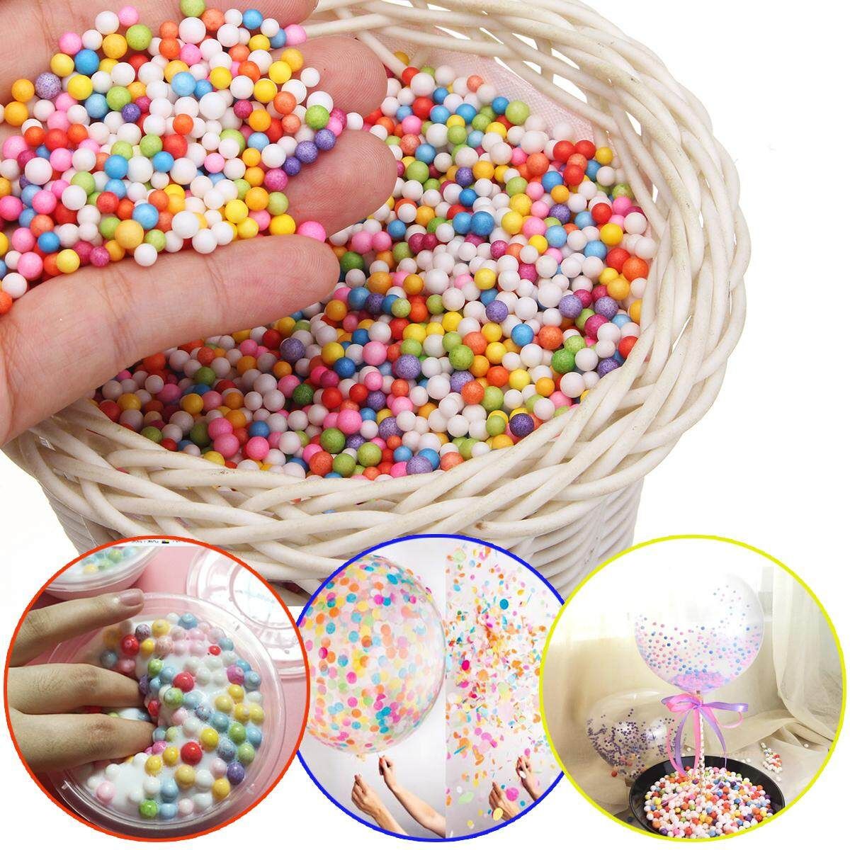 Styrofoam Foam Balls Beads For Slime Polystyrene DIY Balloon Decoration