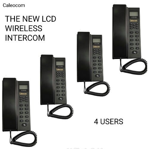 Wireless Intercom Lcd New Model - 4 Users