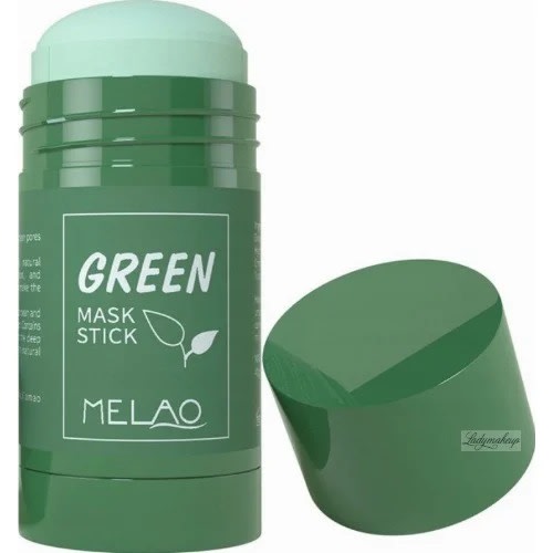 1 Facial Deep Cleansing Anti Acne Green Tea Clay Mask Stick - 40g