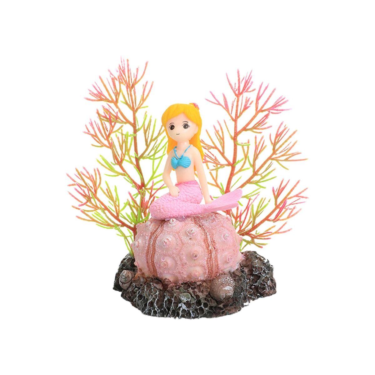 Artificial Mermaid Ornament Aquatics Plant Aquarium Decoration Multicolor