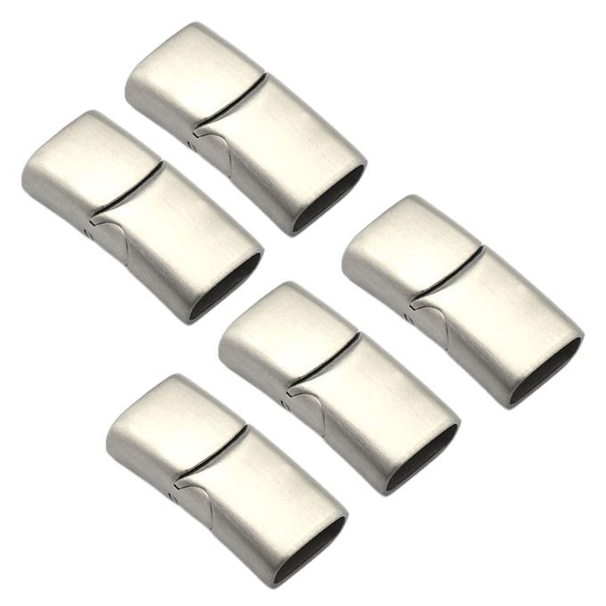 5x Magnetic Jewelry Findings Clasps Bracelet Connector Buckle Silver L