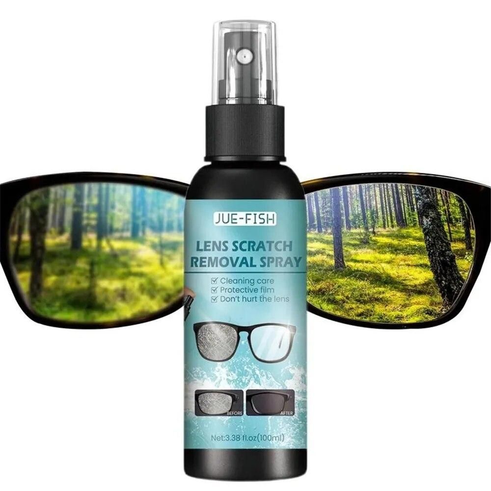 100ML Glass Cleaner Lens Cleaner Glasses Cleaner Sunglasses Eyeglass Cleaning Solution Spray Bottle Supplies Eyewear Accessories