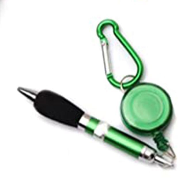 Teles Opi  Key Hain  Reative   Easy Pull Key Hain Anti-Lost Anti-Theft Wire Rope Bu Kle Outdoor E  Bu Kle-green