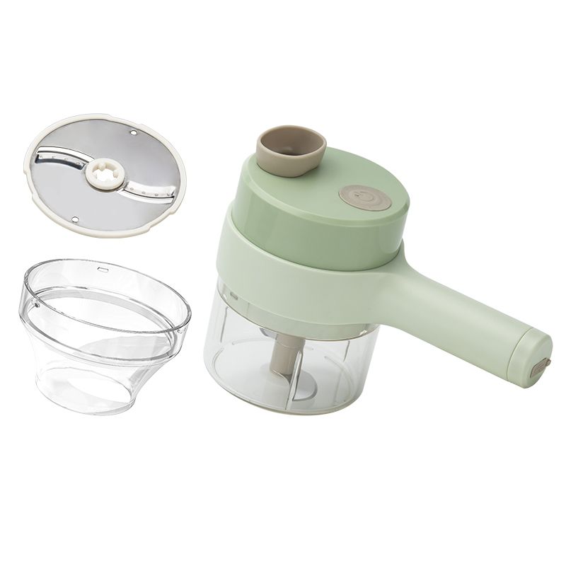 4 In 1 Handheld Electric Vegetable Cutter Rechargeable
