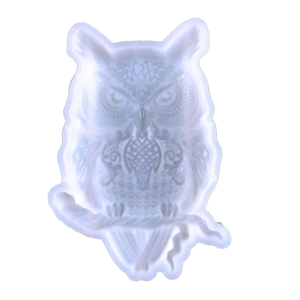 Owl Statue Mold Three-dimensional Animals Statue Making Casting Mould White