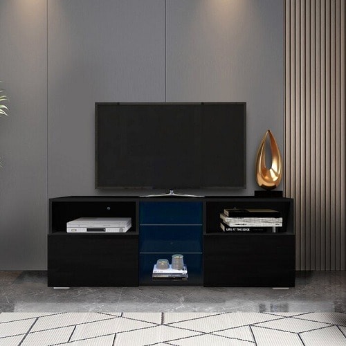 Nicks.tv Stand For Tvs Up To 55" - Black