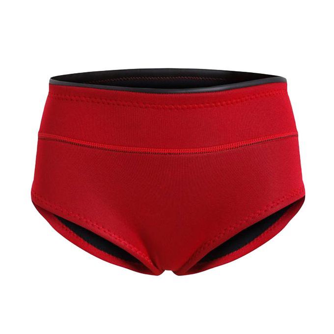Women Wetsuit Brief Girls Diving Wetsuit Underwear Swimsuit Red XL