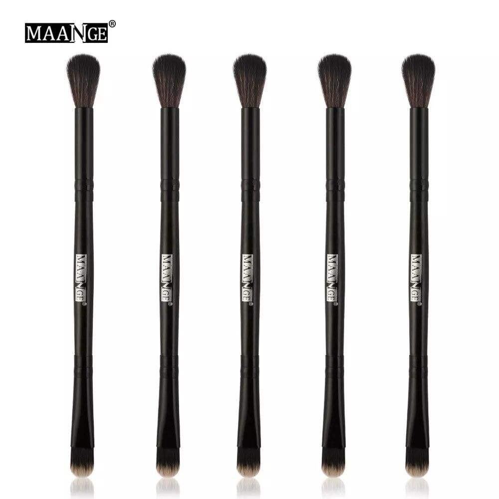 Hot Selling MAANGE Double Head Eye Shadow Makeup Brush Cosmetic Tool Gift for Women Eyeshadow Brushes Wholesale
