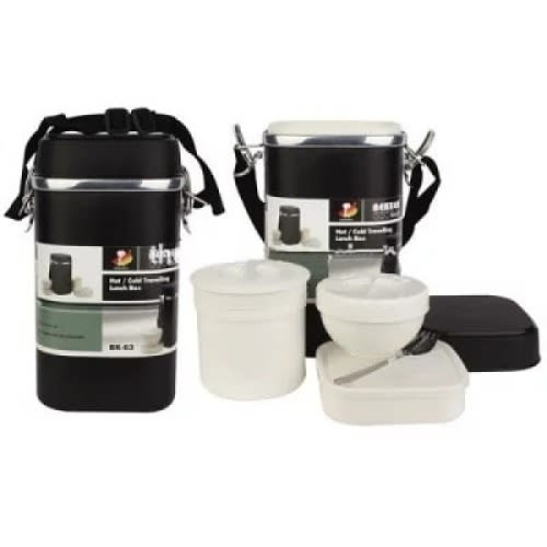 Hot & Cold Food Flask - 700ml -black