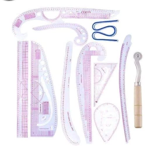 Set Of French Curves For Drafting