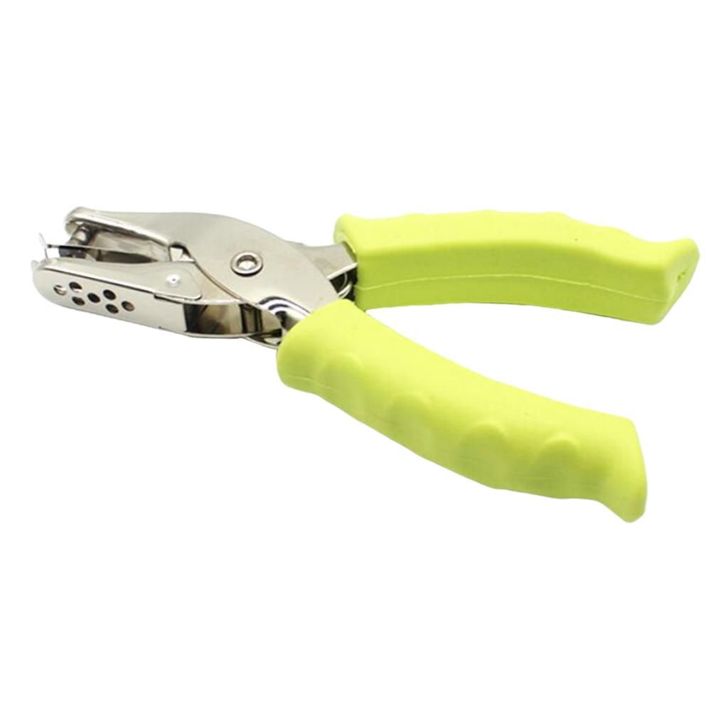 Mini Single Hole Punch Paper Puncher  For Scrapbook Green 6mm