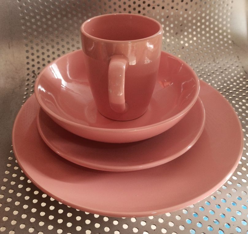 16pcs Stonerware Dinner Plate Set