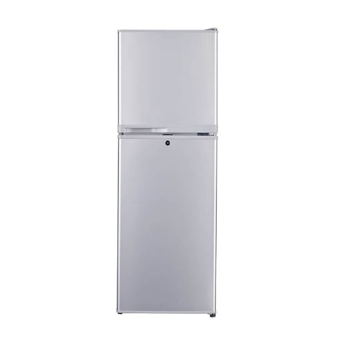 Double Door Refrigerator HRF-160BEX + Large Freezer - 145Liters