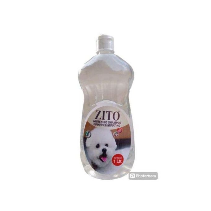 Zito Odour Eliminating Whiten Shampoo With Coconut Scent For White Dogs -1ltr