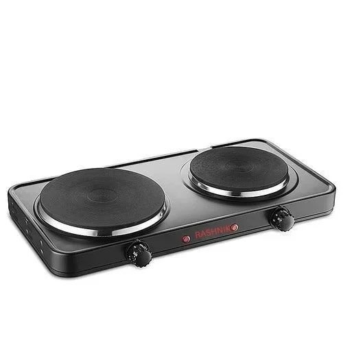 Electric Double Hot Plate -2 Burners - 2000W