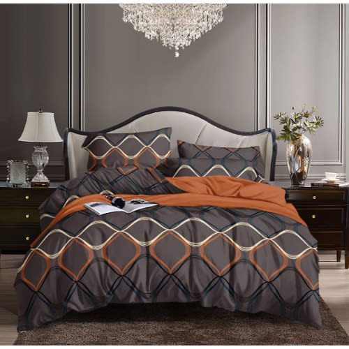 Bedsheet Duvet And Four Pillowcases