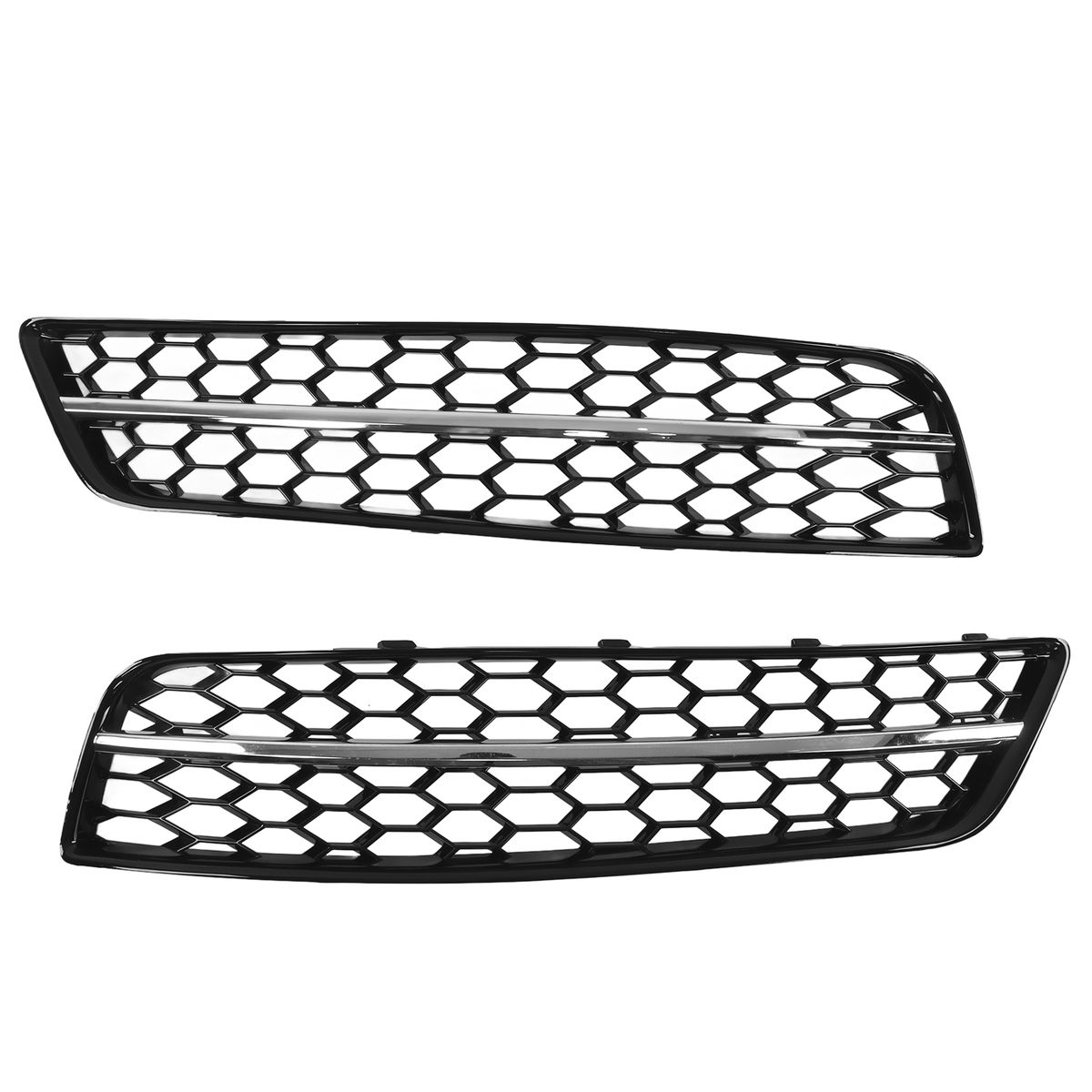 2pcs Front Fog Light Grille Cover Trim 8P0807682J Car