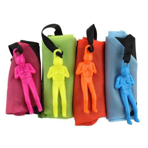 4Pcs/Set Kids Hand Throwing Parachute Toy For