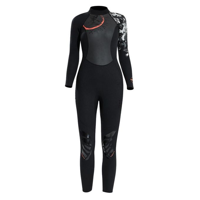 Women Scuba Diving Wetsuit Snorkeling Surfing Wet Suit Warm Jumpsuit L