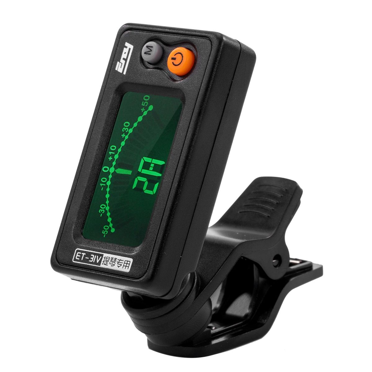 eno ET-31V Multi-function Clip-on Tuner Automatic Tuning Mode for Violin Viola Cello Double Bass Chromatic with LCD Display