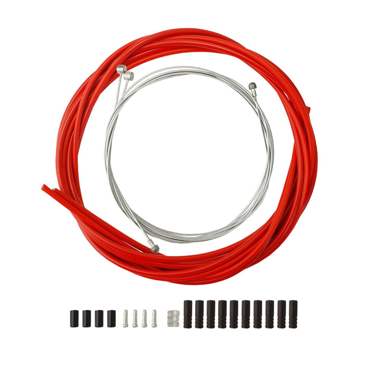 Bike Brake Cable Housing Kit MTB Road Bicycle Shifter Repair Tool Red