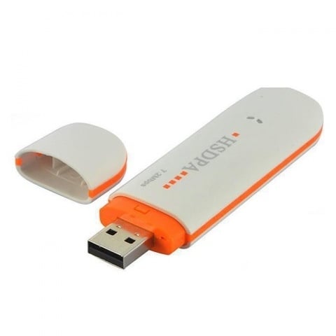 Hsdpa 7.2 Mb/s Internet Modem with Memory Card Slot - White