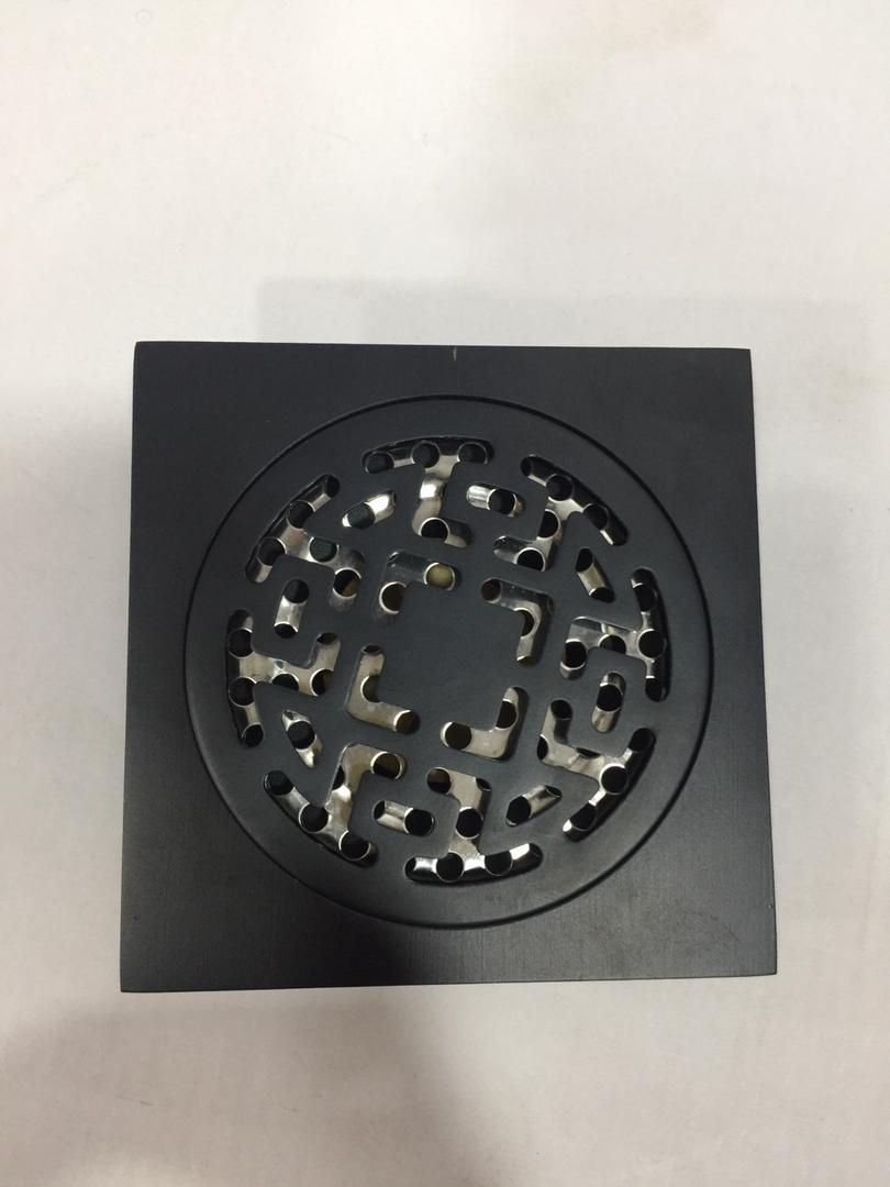 Bathroom Square Floor Waste Grate Drain Cover Br Black 1