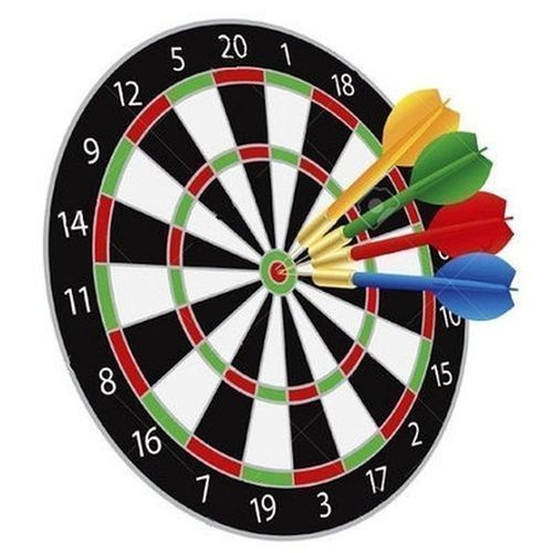 Dart Board Game With Dart Arrow