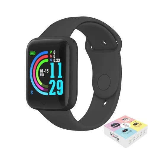 Fitness & Health Smartwatch - Black