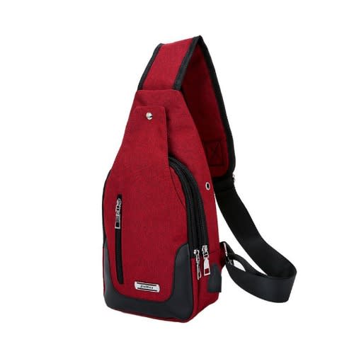 Unisex Crossbody Bag - Red