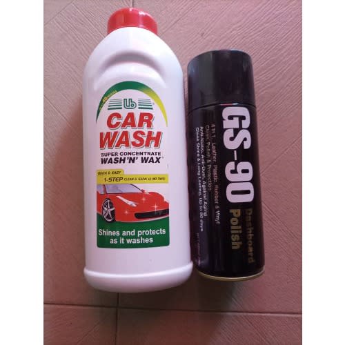 Car Wash N Wax - 1L + Dashboard Polish - 450ml