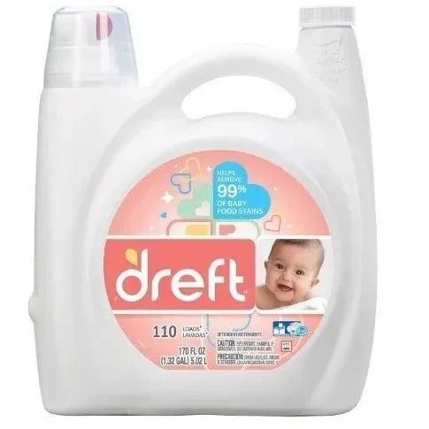 Dreft Liquid Laundry Detergent - 110 Loads - 170 Floz