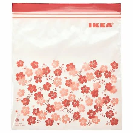 Istad Resealable Bag - 2.5 Litres - 25Pcs - Patterned/orange