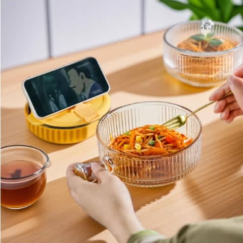 Transparent Ceramic Nordic Bowl