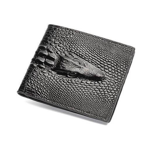 New Crocodile Pattern Short Wallet And Credit Card Holder