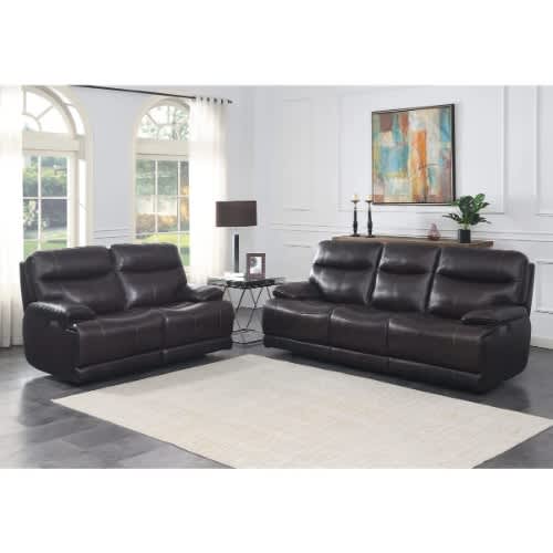 Ridgewin 5 Seater Leather Power Reclining Sofa