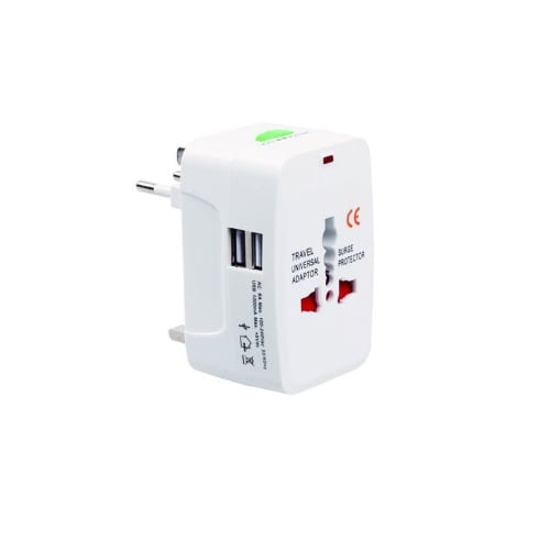 Plug AdapterWith Dual USB Ports