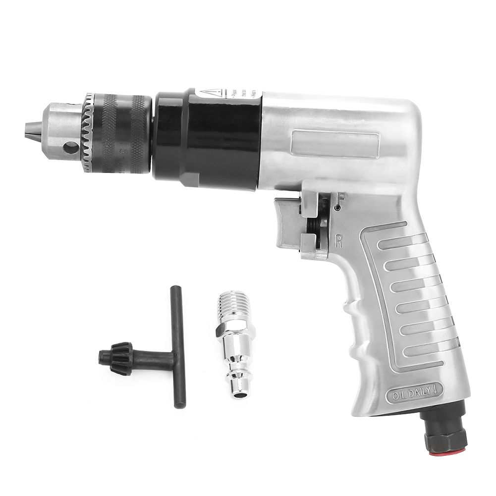 3/8" 1700rpm High-speed Pneumatic Drill Reversible Rotation