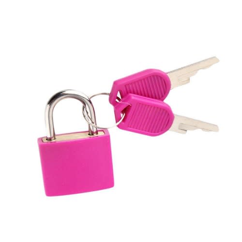 Mini Padlock Tavel Luggage Padlock  -pink