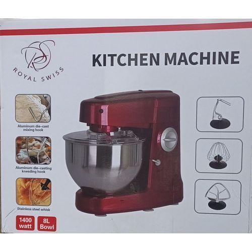 STAND CAKE MIXER 8litre -1400watts Red
