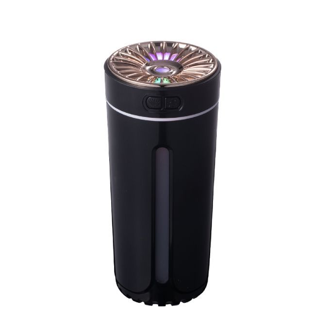 Portable Air Humidifier Colorful Ambient Light USB-Black
