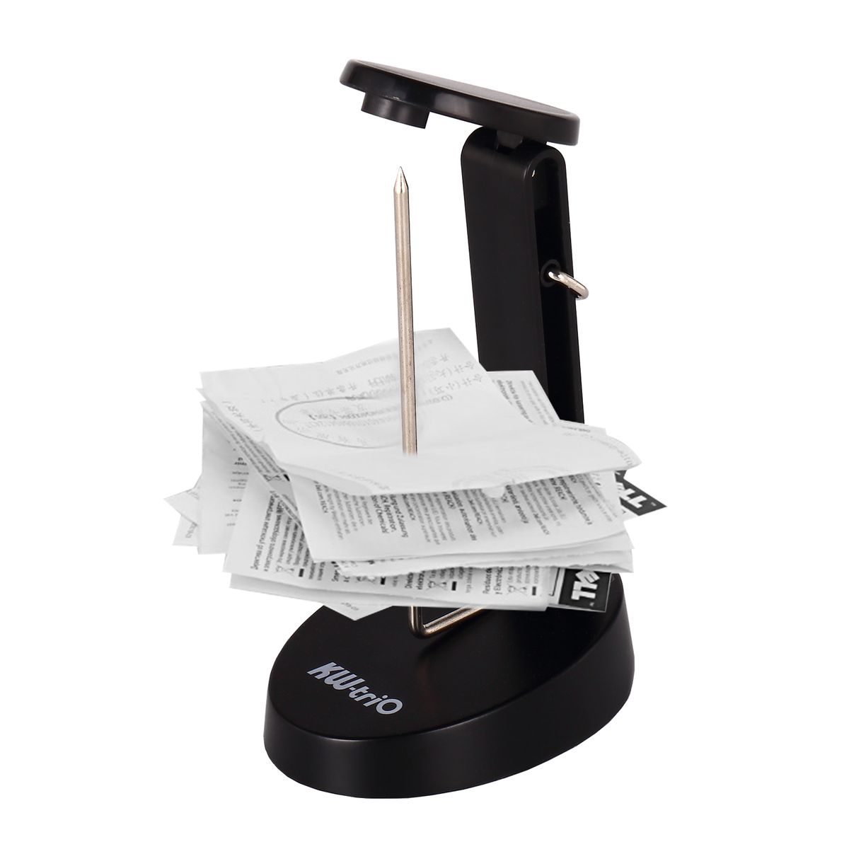 KW-trio Desk Receipt Holder Spike Stick With Hook Safety