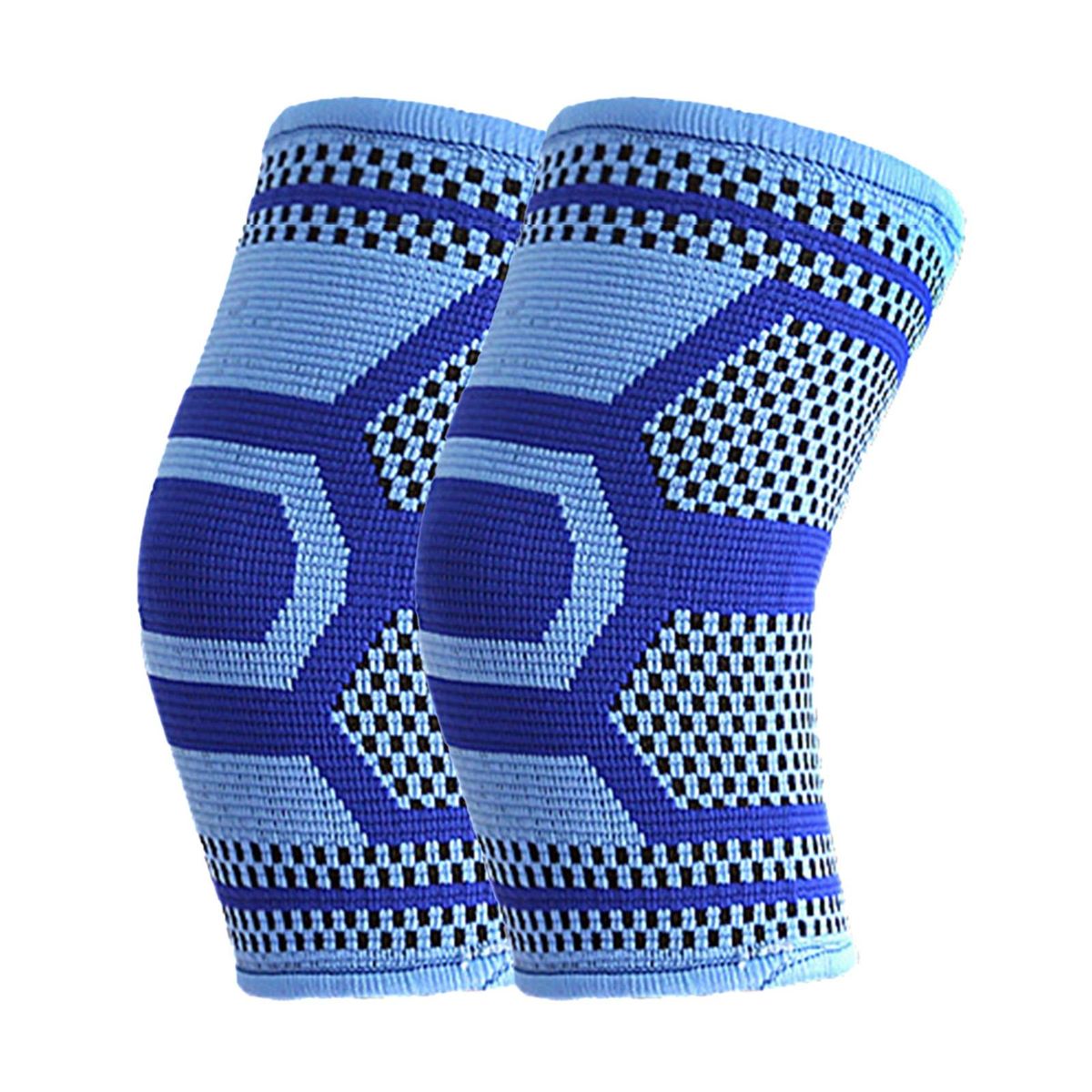 Sports Elbow Pad Kids Soft Breathable Elbow Compression for Active Blue
