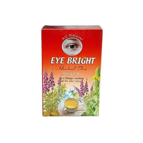 All Natural Eyes Bright Herbal Tea - 20 Satchets x 2 Packs