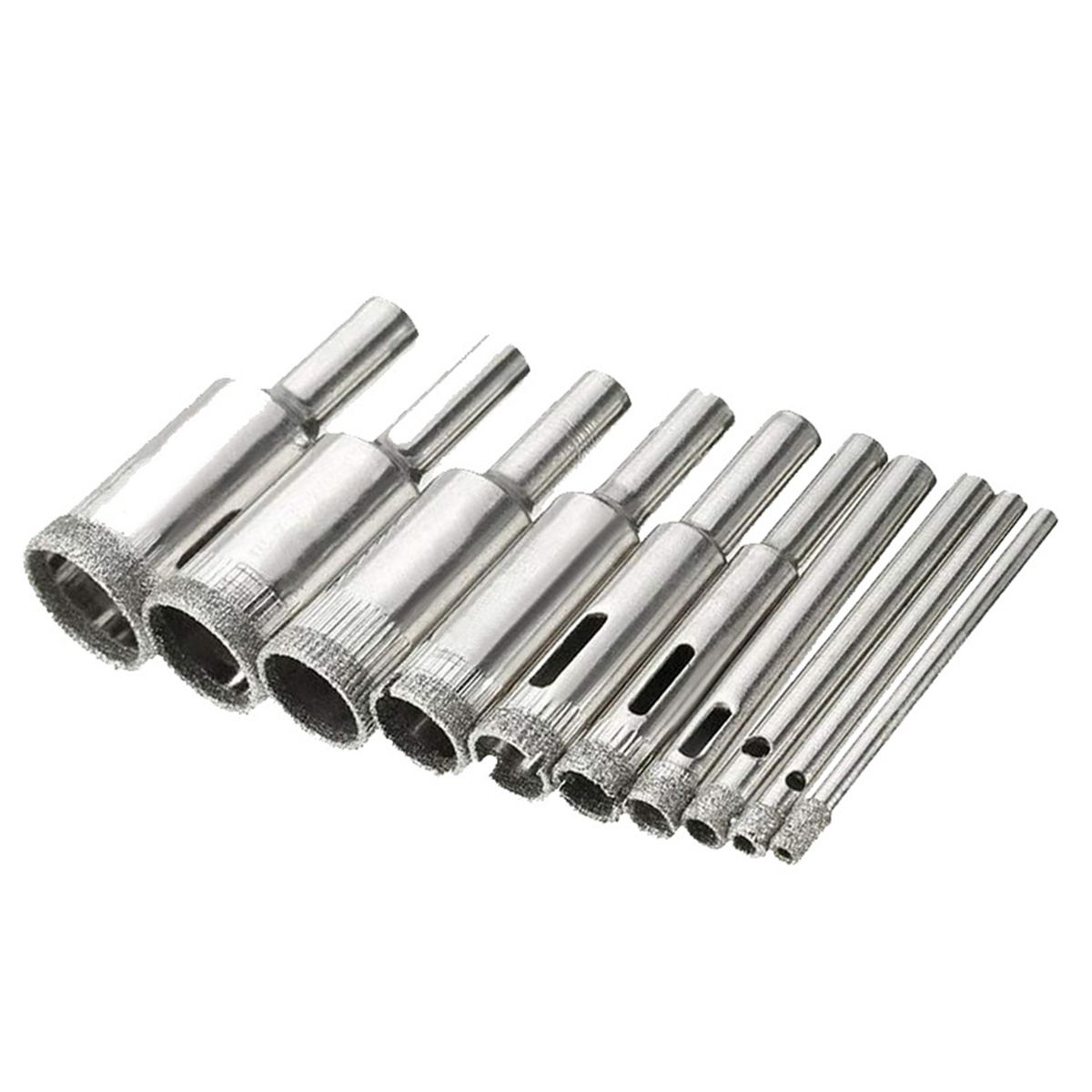 Diamond Drill Bit Set 10Pcs Hole Saw 3-18mm For Diamond