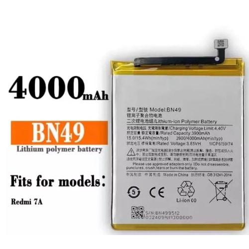 Replacement Battery For Redmi 7a Bn49