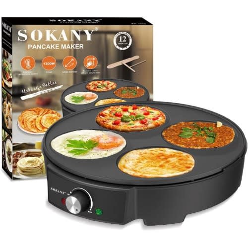 Electric Home Made Pancake Maker - sk-1003 - 1200W