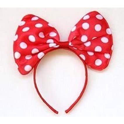 Minnie Mouse Ears Head Band Dotted Bow Headband Costume Accessory
