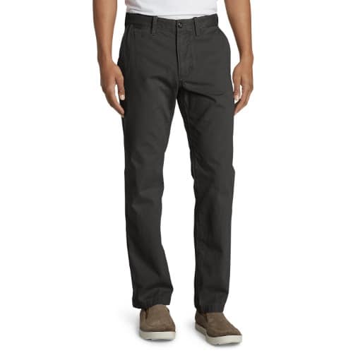 Men's Wash Chinos Pants - Army Green - Classic Fit