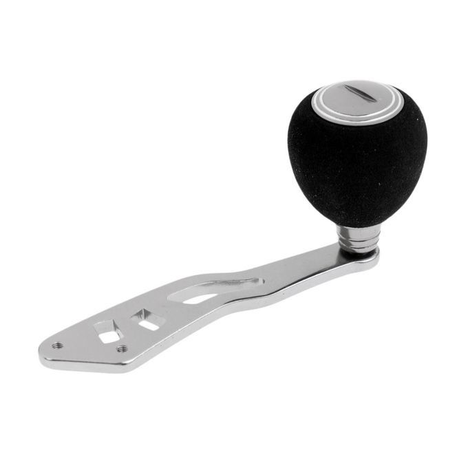 Baitcasting  Reel Handle Grip Reel Rocker Arm EVA Knob Silver
